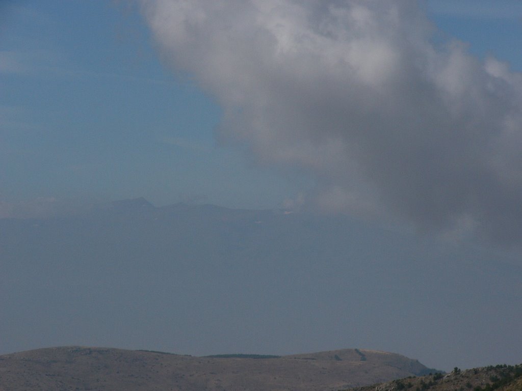 Sierra Nevada vista desde la sierra de Baza by David Clemente