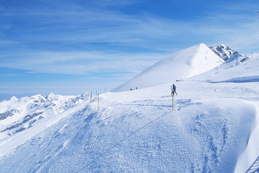 View From Top Of Mt. Titlis, Switzerland(鐵力山頂鳥瞰, 瑞士) -5 by Ray Fu