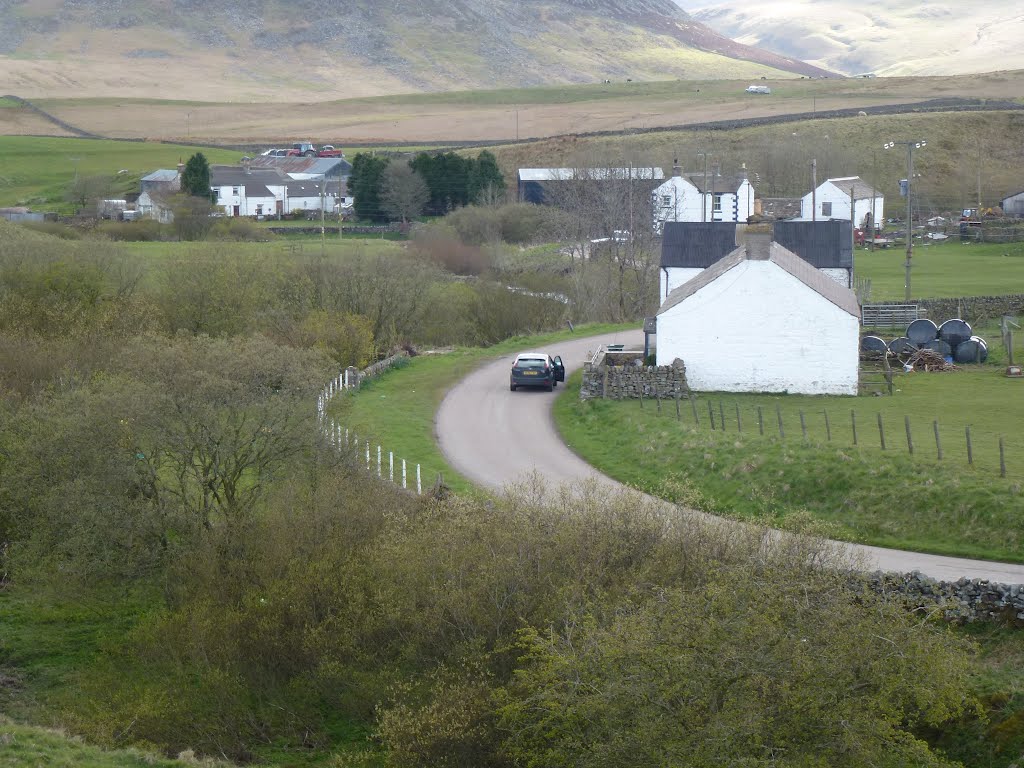 Looking Down To Langdon. by Peter Hodge