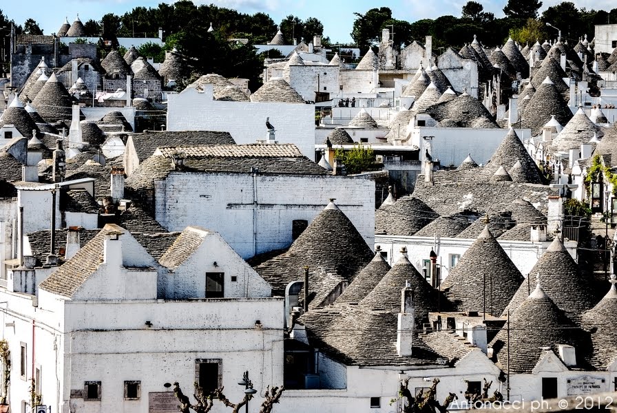 Alberobello, trulli by Domenico S. Antonacci