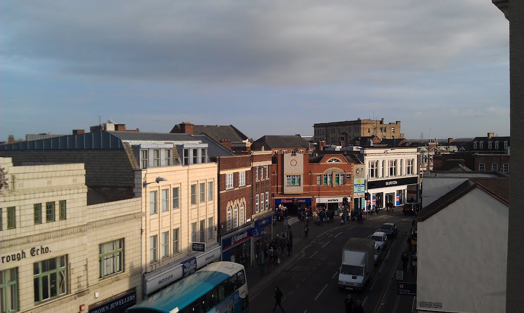 Rooftop view over Loughborough by Kevin J. Norman