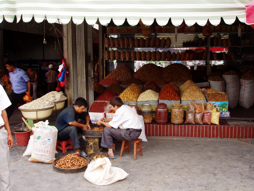 Colours in the Kashgar market II. by Seara