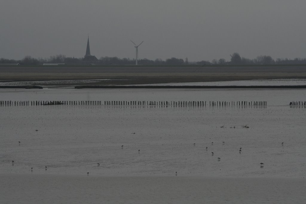 Waddenzee, Holwerd by Jan van Ommen