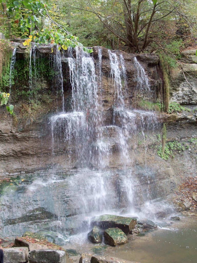 Rock Glen Falls by Charles Wieland