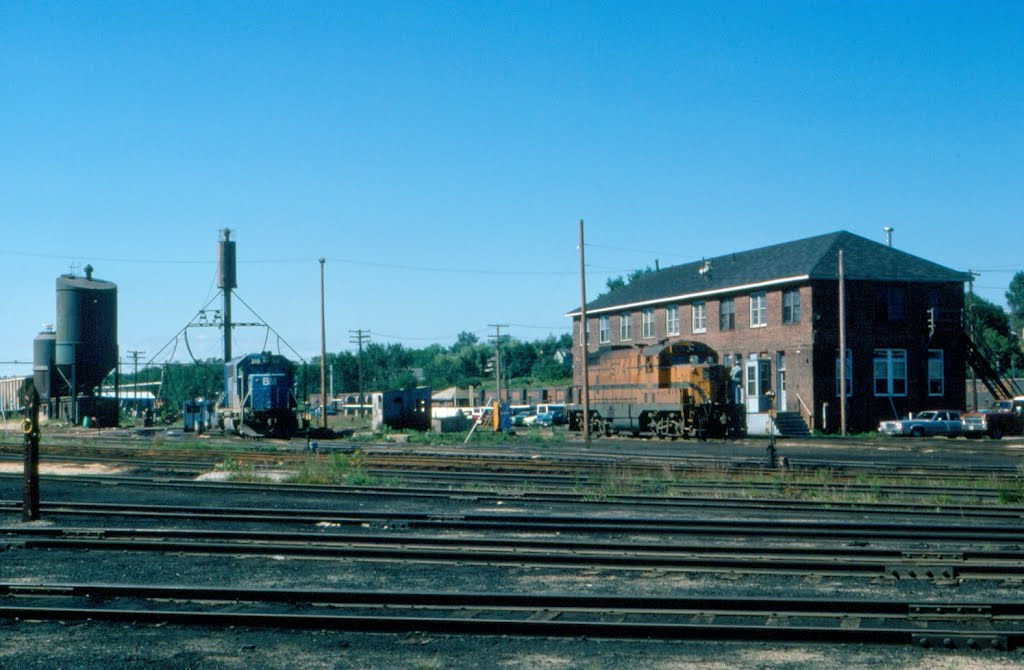 Maine Central Railroad Office and Engine Service Area at Rigby Yard, South Portland, ME by Scotch Canadian