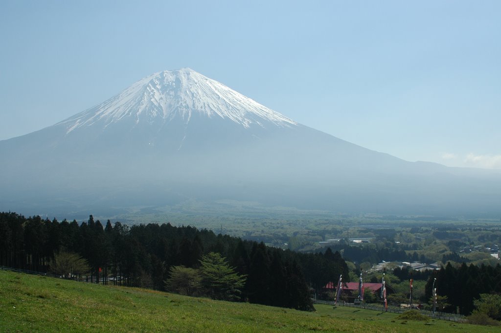 Mt.FUJI from MAKAINO RANCH by numachan