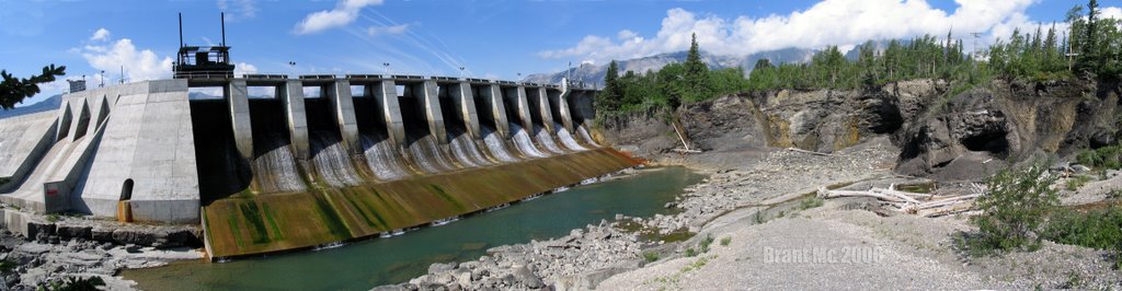 Seebe Dam Site by Brant