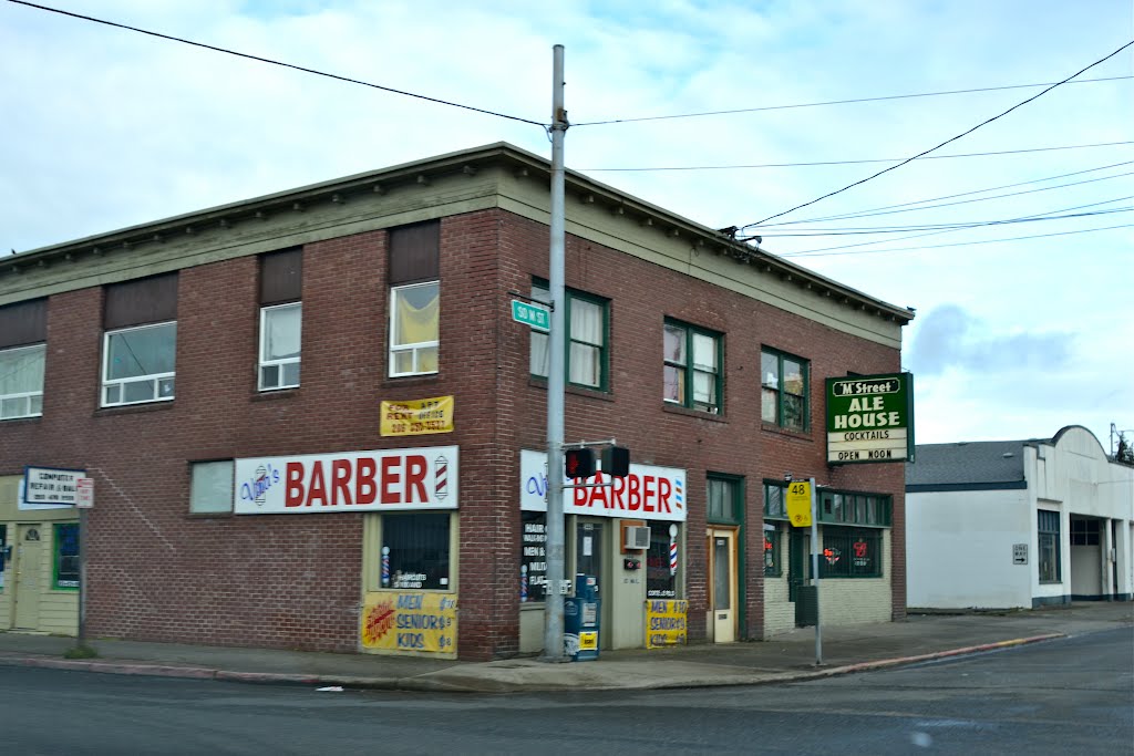 M Street Ale House and barber shop by Buddy Rogers