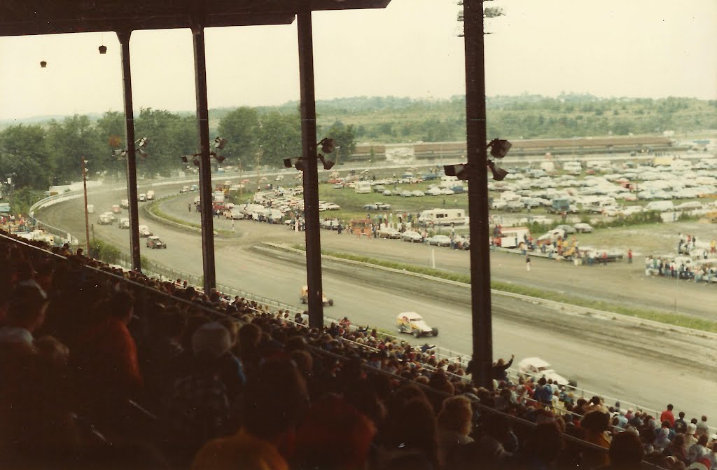 New York State Fair Stock Car Finals 1984 by Geraldine Clark