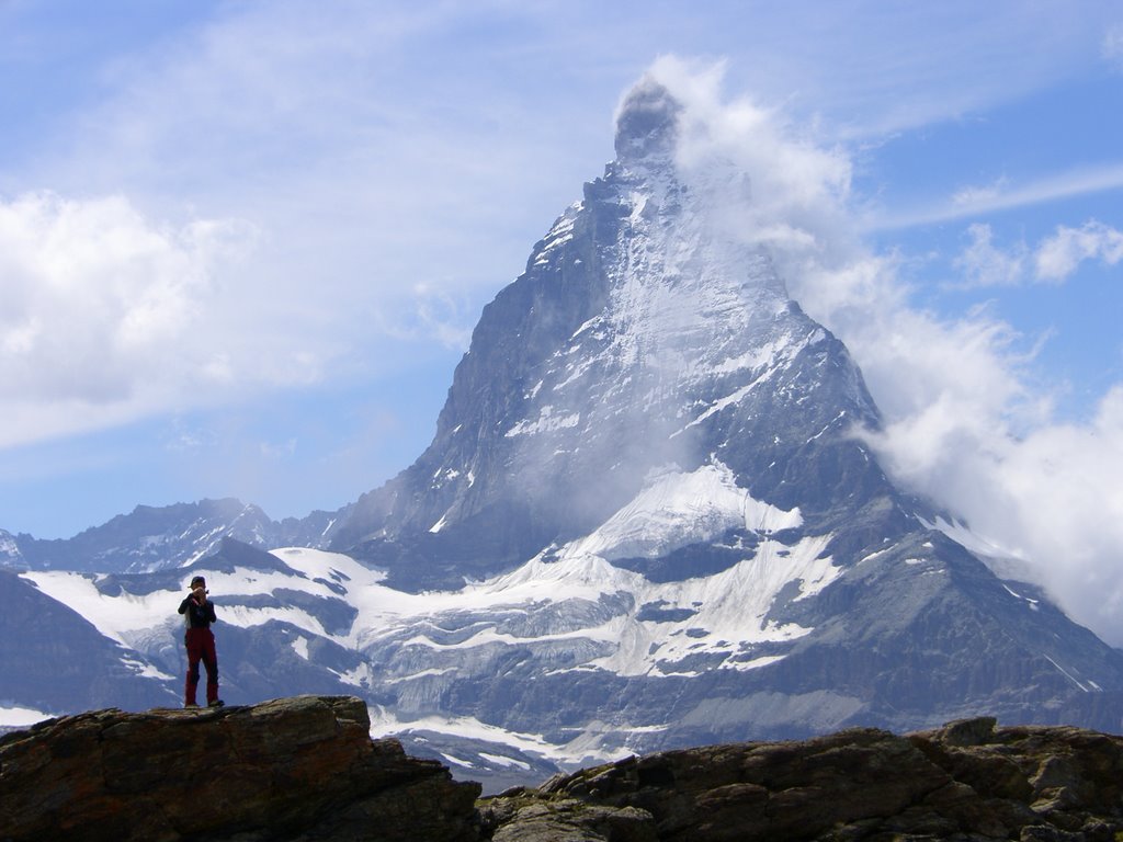 Matterhorn and Clouds by Jürgen Roscher