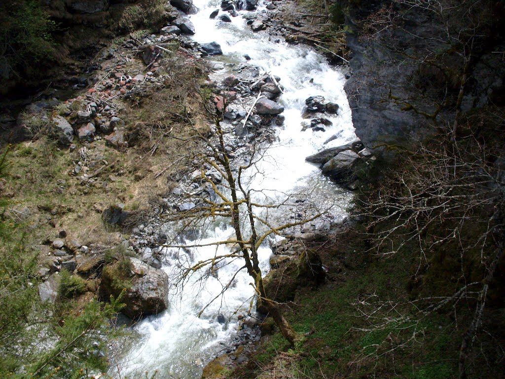 Habachtal; Blick in die Schlucht by dietmarproske