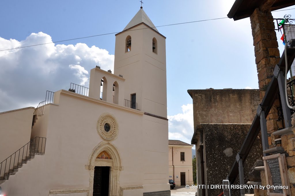 Sadali: Chiesa parrocchiale di San Valentino by Orlyniscu