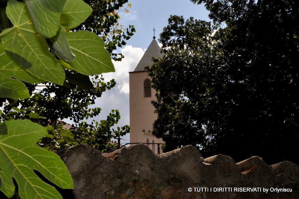 Sadali: Campanile Chiesa di San Valentino by Orlyniscu