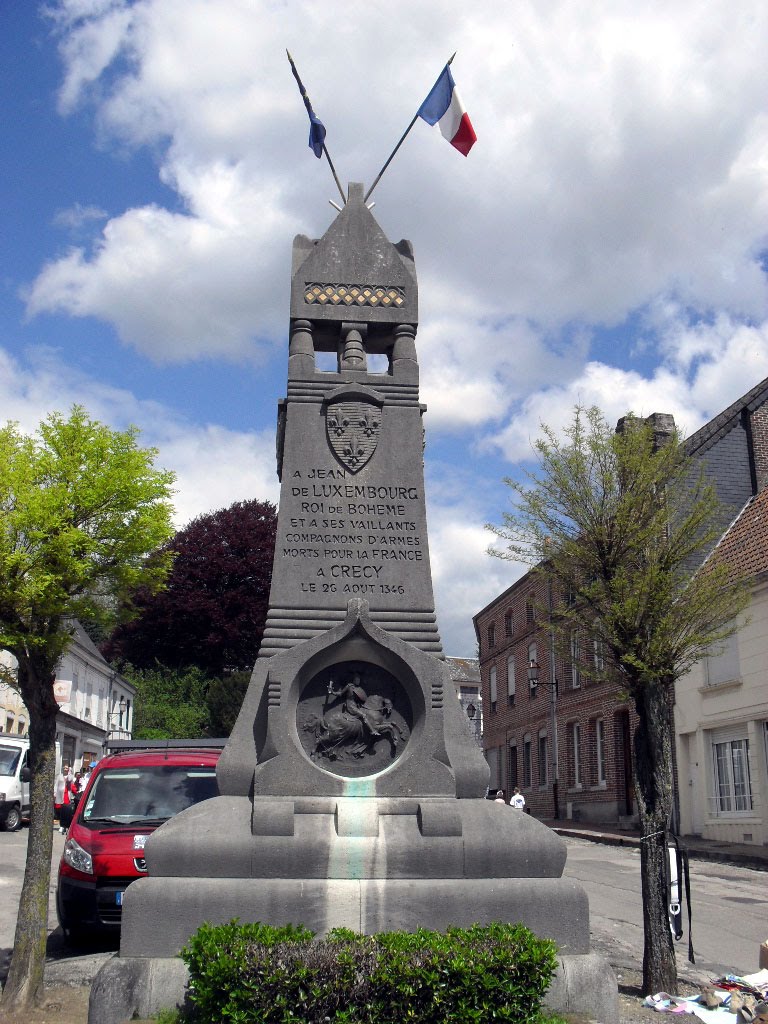 Monument dédié à Jean de Luxembourg roi de bohème et ses vaillants compagnons d'armes by isis62