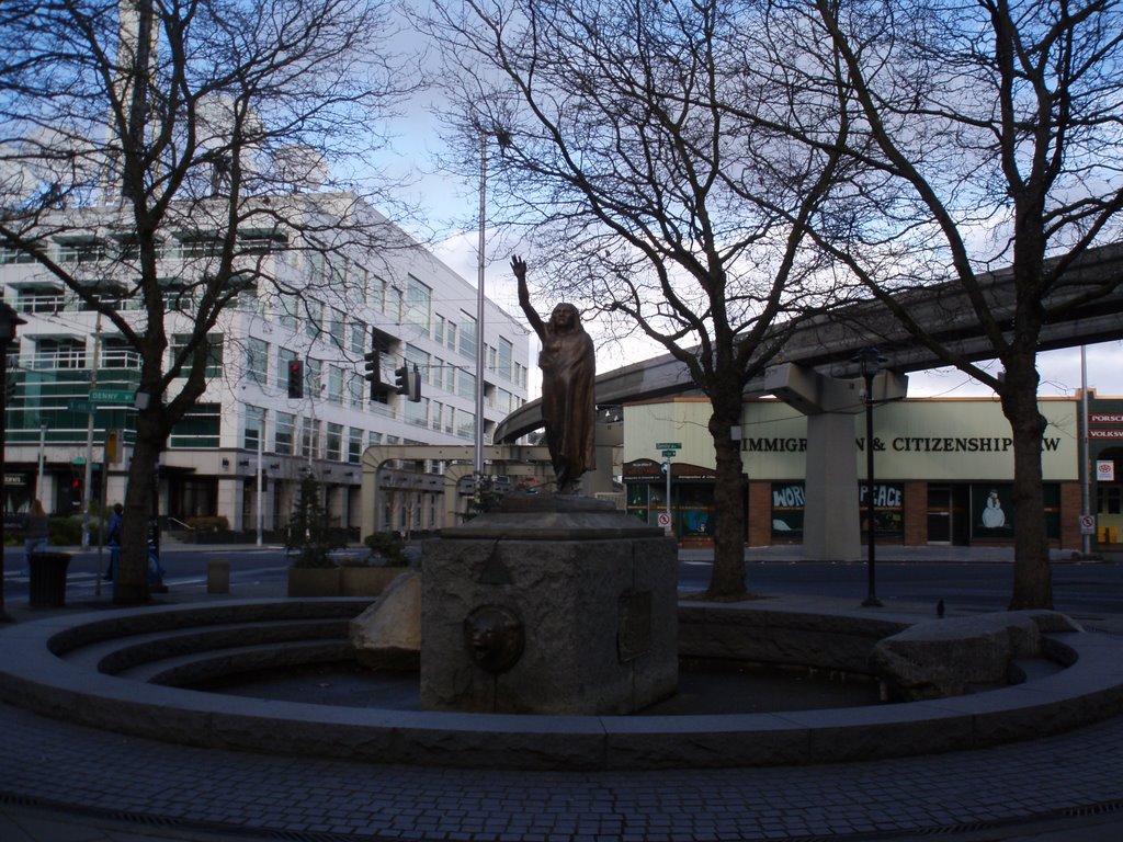 Statue of Chief Seattle by John Paquette