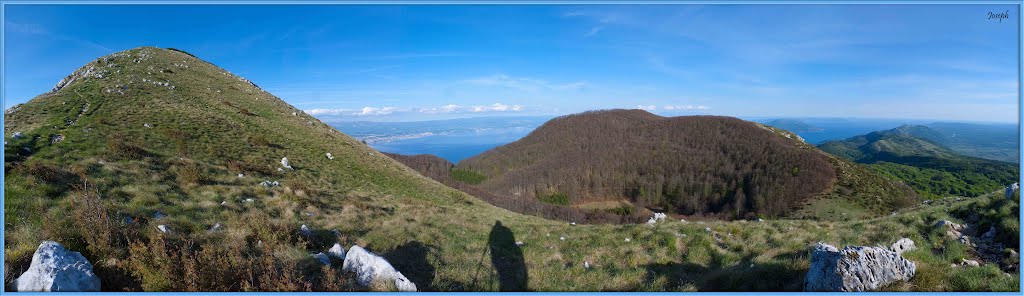 In the back of Učka top - panorama by Josip Ćuća - Žentil