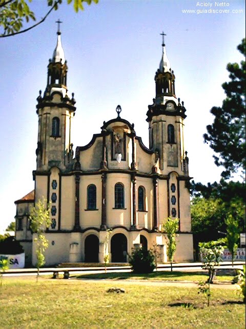 03032815 - Igreja de Santo Antônio - Cachoeira do Sul - RS - Foto: Acioly Netto - www.guiadiscover.com - Ilha de Santa Catarina - Brasil by Acioly Netto