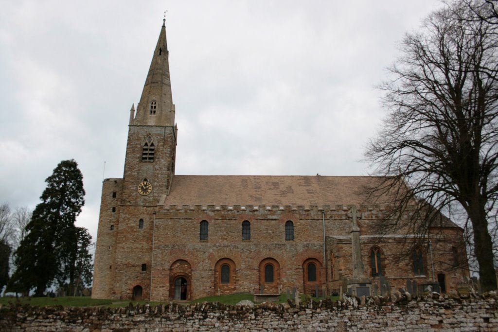 Brixworth Church by Dave Williams