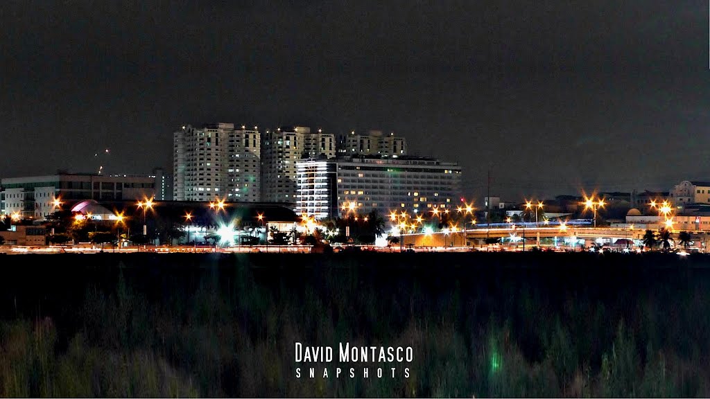 EDSA Roxas Intrersection Night Scene by Montasco