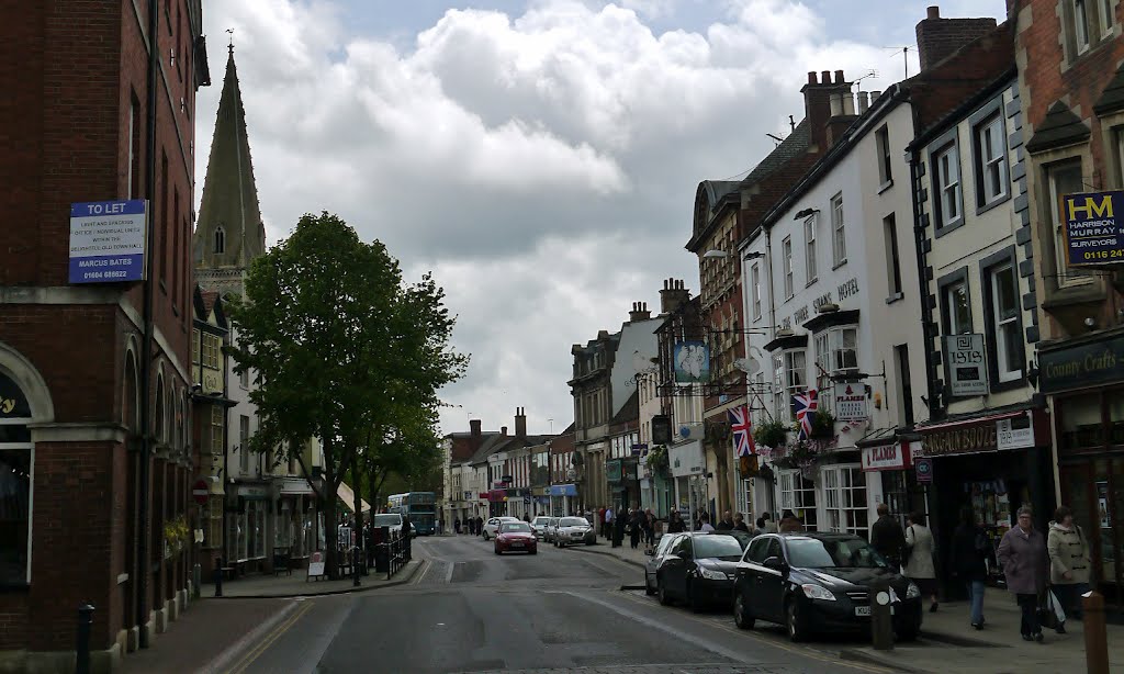 High Street, Market Harborough by Peter Mothersole