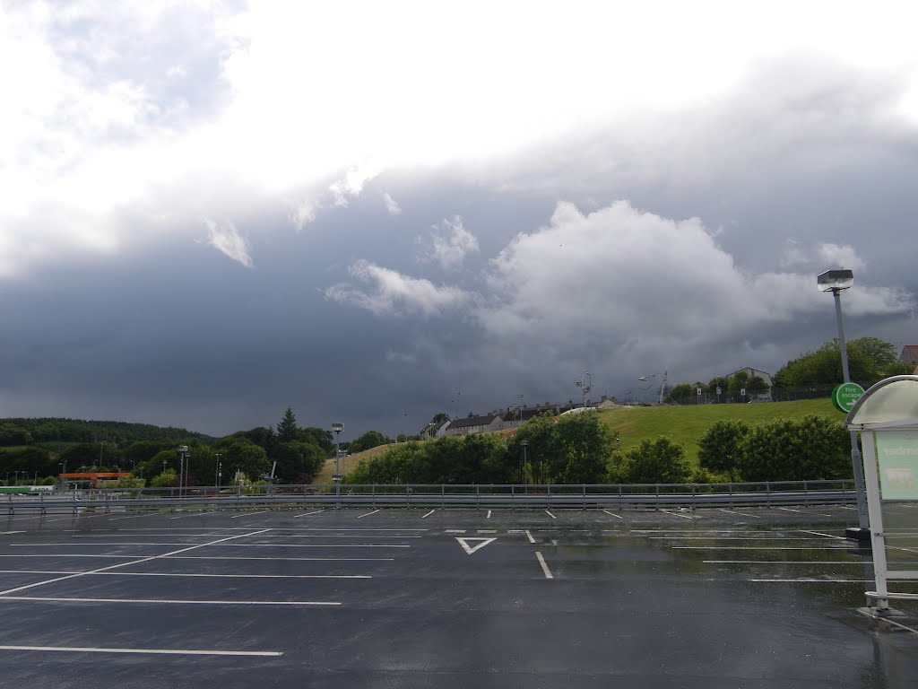 Asda roof park. Bridge of Dee. by Ray Patterson