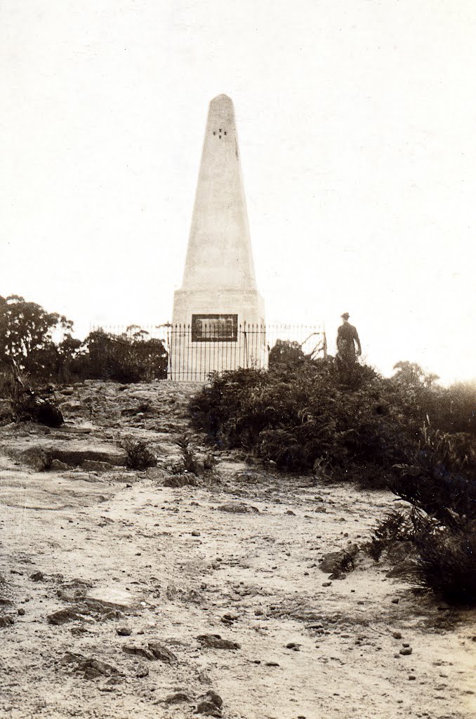 Mount York Obelisk, Hartley Vale, New South Wales, Australia, 1921 by gbfernie1