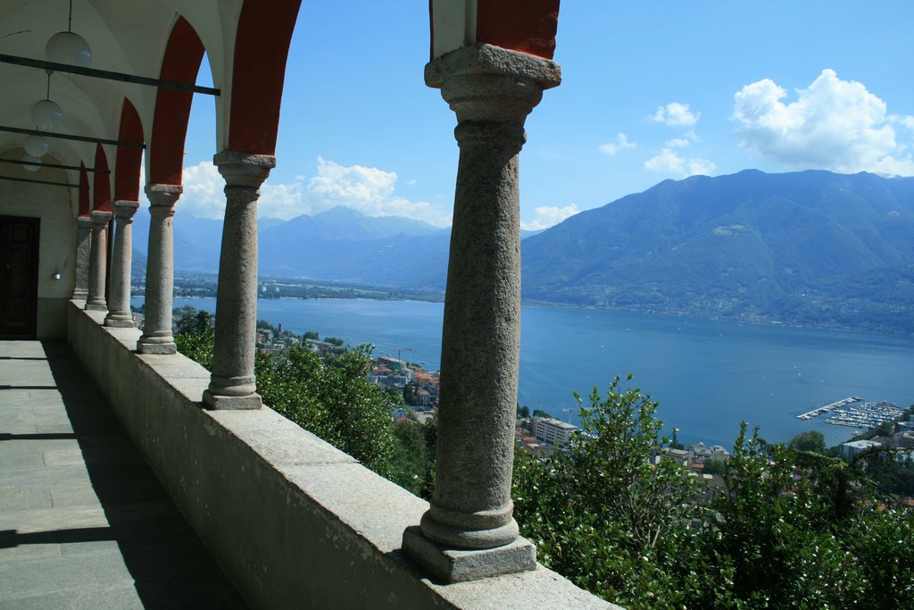 Portico del Santuario della Madonna del Sasso - Orselina di Locarno by Gabriele Solcia