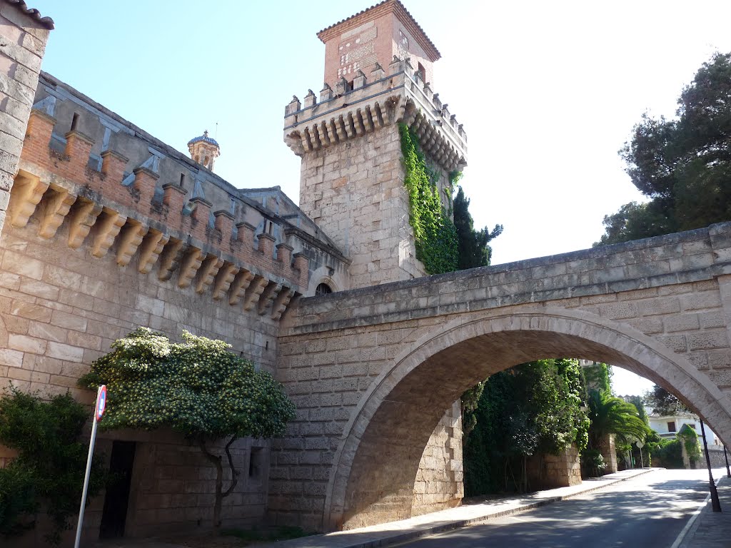 Poble Espanyol Street in Palma de Mallorca by gabachat