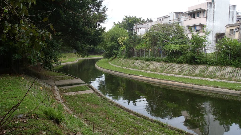 Moat of Sheung Shui Walled Village by mos cwk