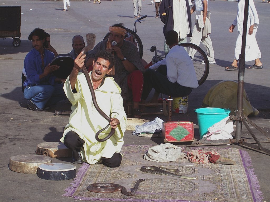 Incantatori di serpenti,Marrakech,Marocco by Alessandro Castellan…