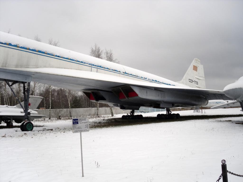 TU-144 At the Central Air Museum at Monino by ElwoodBlues68