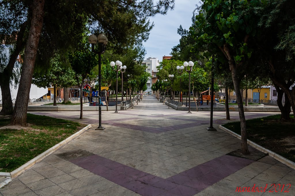 Vista del Jardin de Campoamor by Fernando Cifuentes Duque