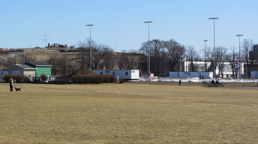 Halifax, NS - Commons with skating oval and Citadel Hill in the background by kh21