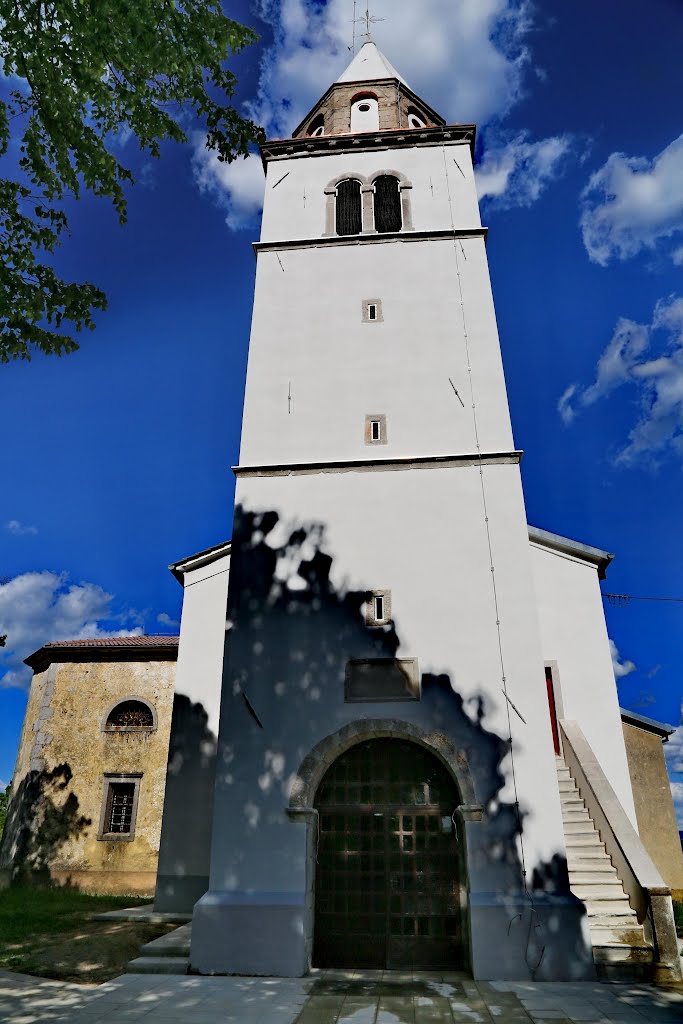 Campanile chiesa Sv Krizogon a Hrusica by silmar01