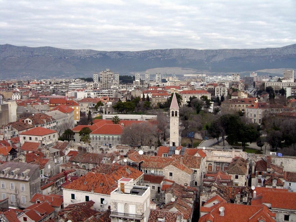 Сплит. Вид с колокольни Св. Дуе / Split. View from St. Duje Bell Tower by Andrey Rozhkov