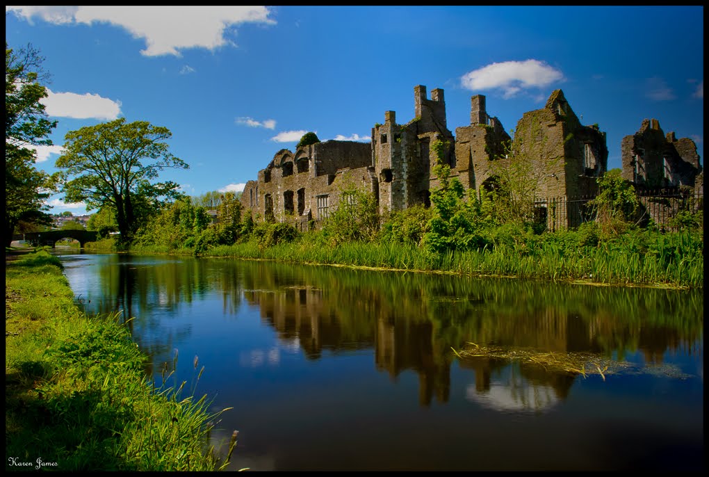 Reflections of Neath Abbey by Karen James