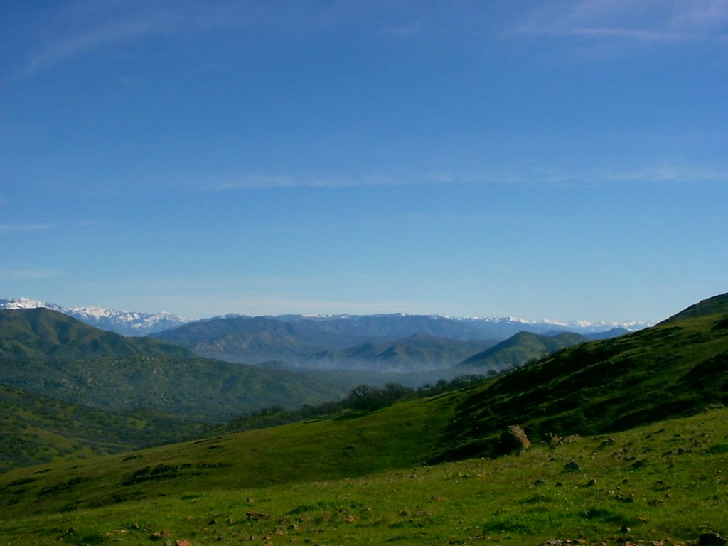 Sierra Nevada Mountains from Red Mountain by ROBCCLOVIS