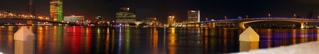 Panoramic View from Jacksonville Landing by jstick80