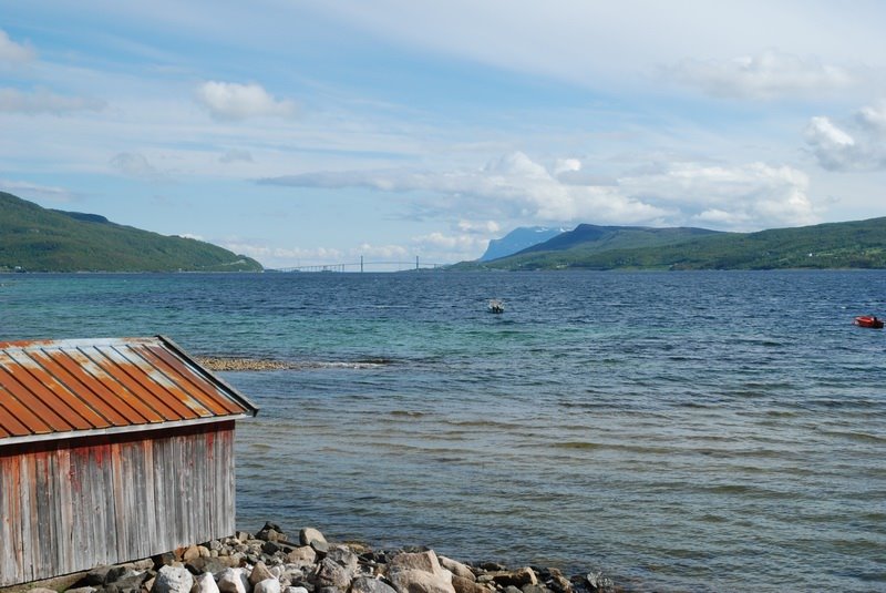 At the Tjeldsundet, June 2007 by MichaelN