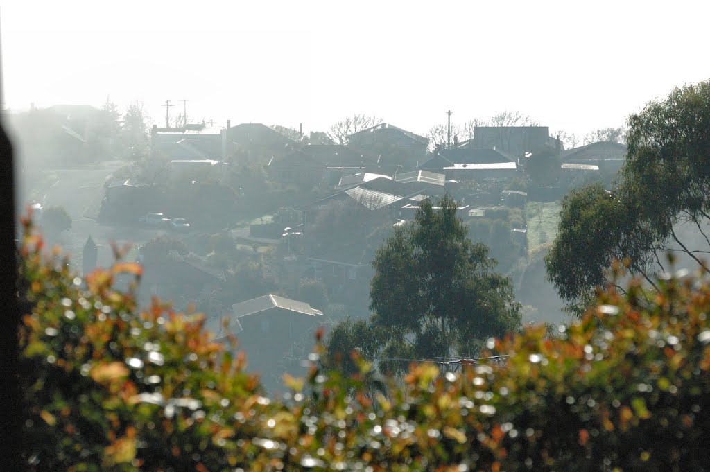 West Launceston in morning fog by dirkus49