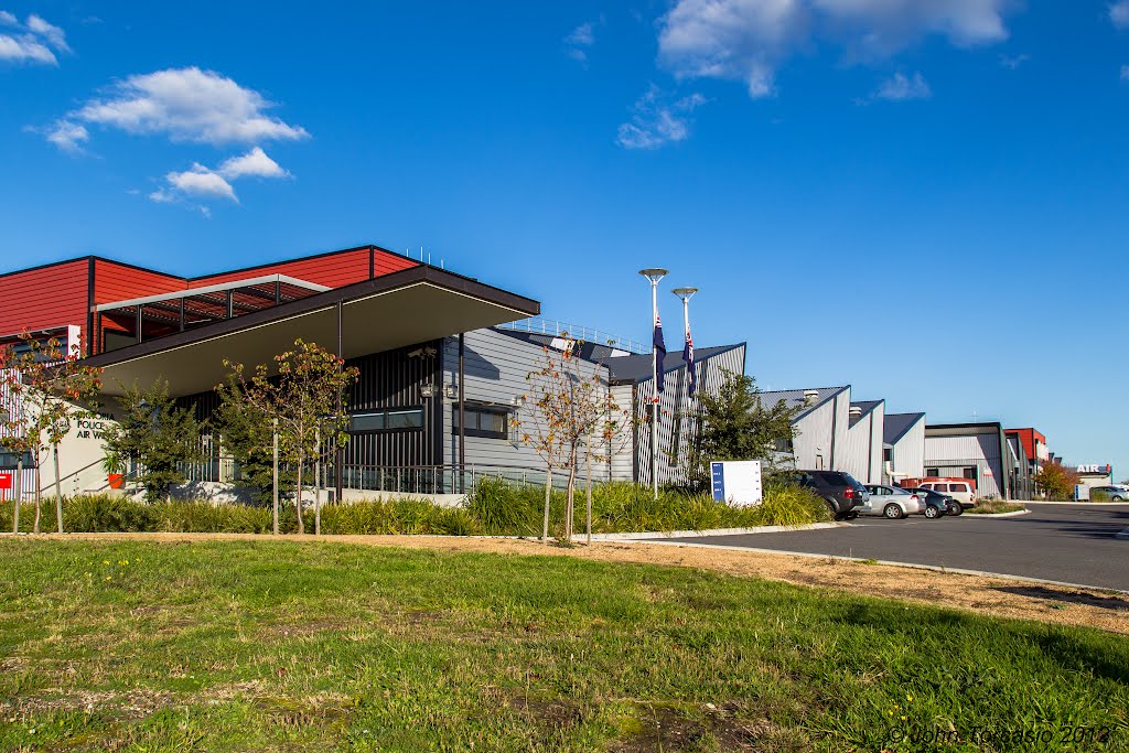 Air Ambulance & Police Air Wing Building by John Torcasio