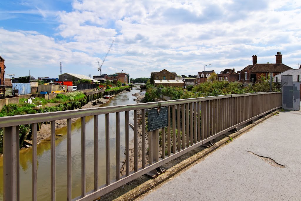 Colchester Hythe Bridge over the River Colne, Colchester, Essex, May 2012 by keithb