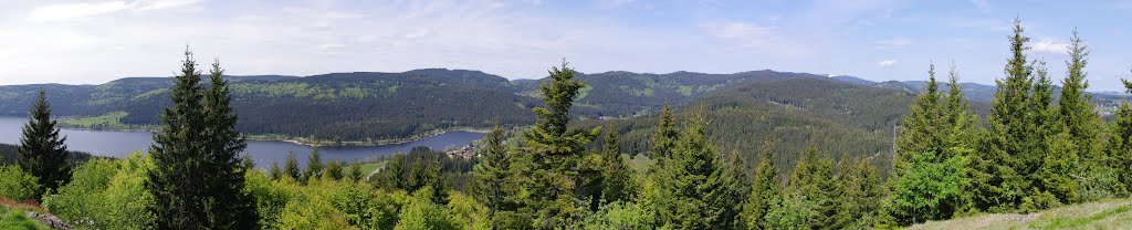 Schluchsee panorama by monkeykong