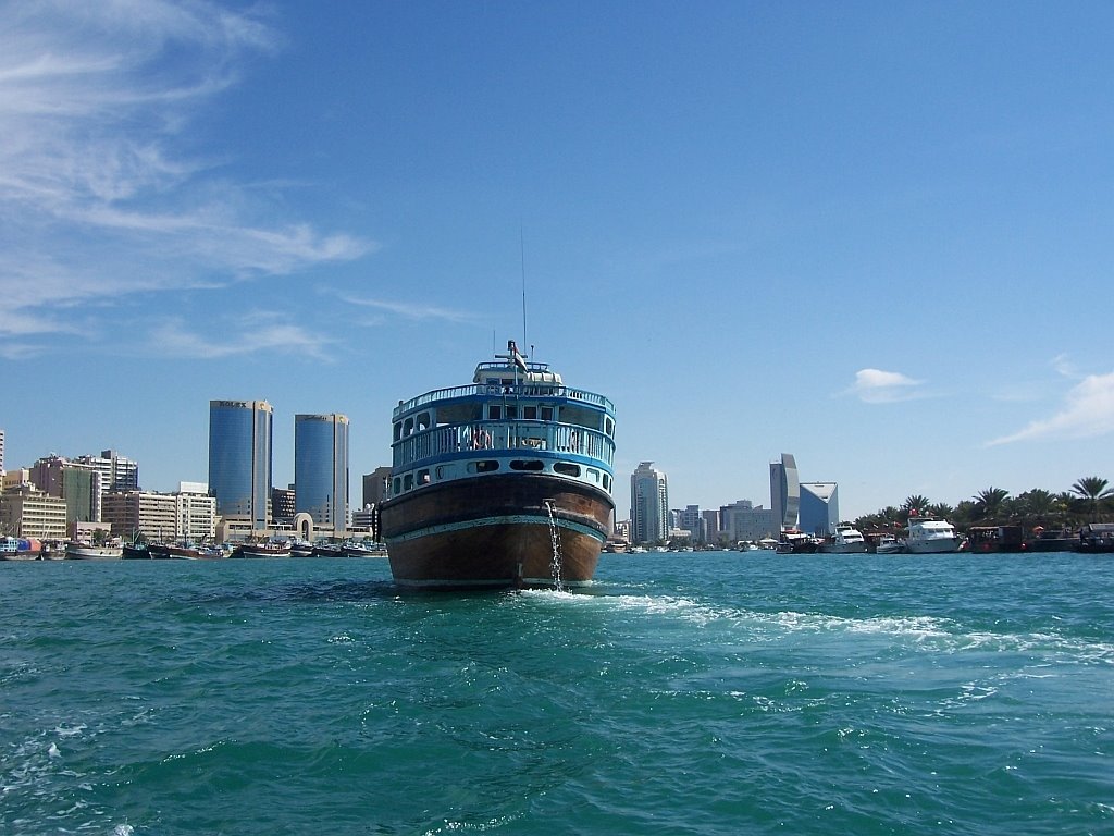 Dhow on Dubai Creek by Satyakam Garg