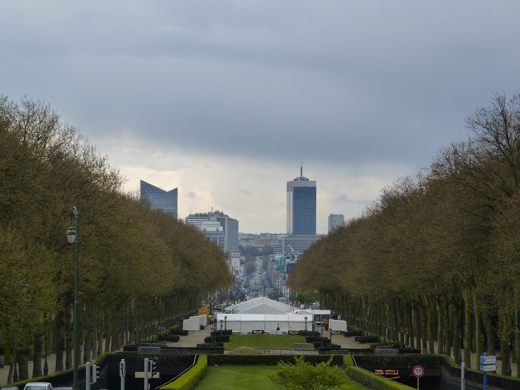 Koekelberg - vue sur Bruxelles depuis Basilique du Sacré-Cœur de Bruxelles (2012) by greg-007