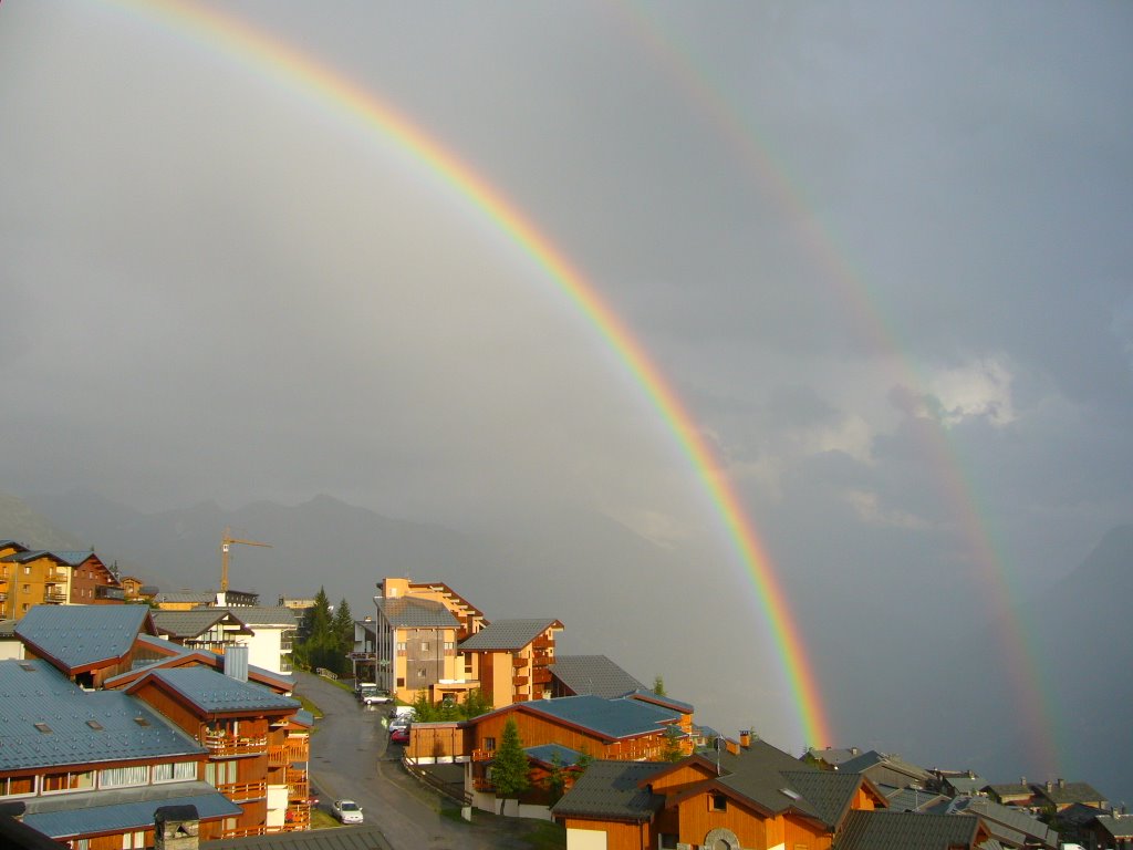 Arc-en-ciel sur La Rosière by LucB