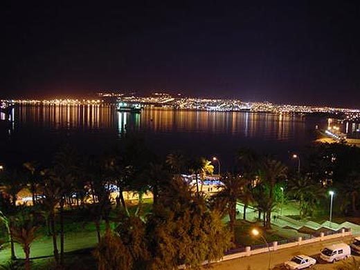 Aqaba At Night by J. Rahahleh