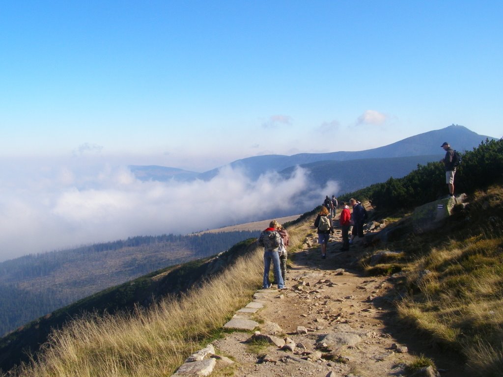 Sniezka from the ridge of Smogornia (1489 m) by Dodge