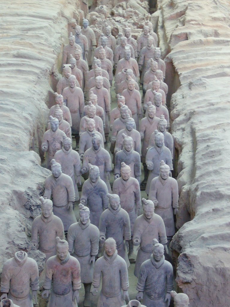 Terracotta Warriors Xian by Peter Dean