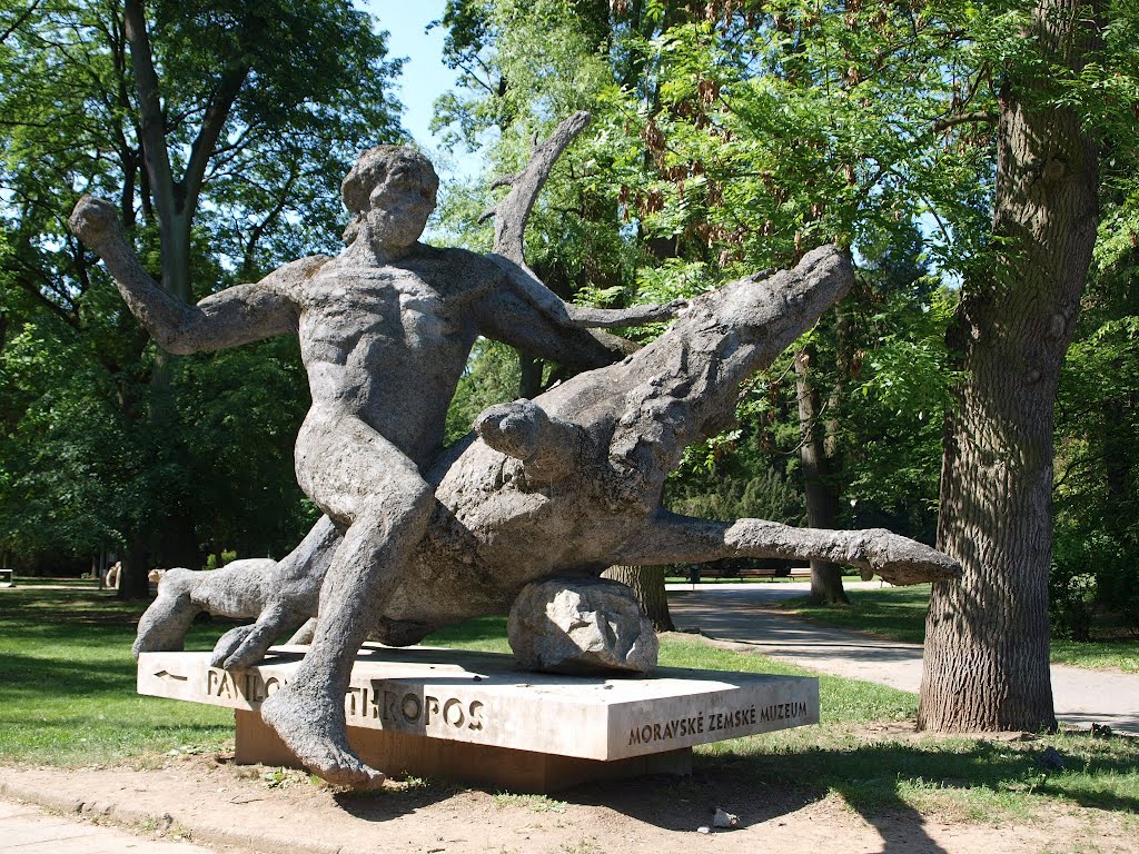 Člověk kolící jelena (Fr. Šenk, 60. léta 20. stol.) by Pavel Kacl